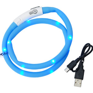 Blinkhalsband LED Blå