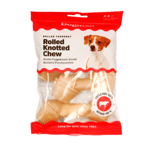 Tuggknut Rullad 4p Brun 11cm