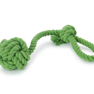 Leksak Repboll med handtag Grön