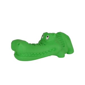 Rough Play Hundleksak Krokodil Gummi Grön