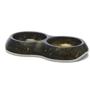 Matskål Delice Double Marble/Black Gold 2x200ml