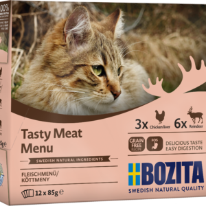 Tasty Meat Menu in Jelly Våtfoder för katt 12x85g