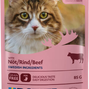 Beef Chunks in Sauce Våtfoder för katt 85g