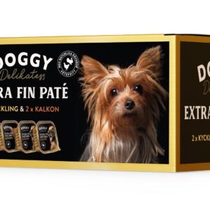 Delikatess Paté Kyckling & Kalkon Våtfoder 4x150g
