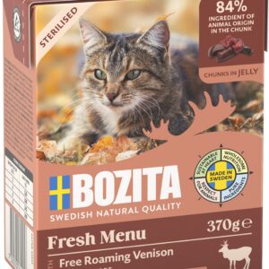 Sterilised Venison in Jelly Våtfoder för katt 370g