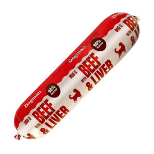 Beef & Liver Sausage Våtfoder för hund 800g