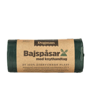 Bajspåsar av 100% återvunnen plast 60p